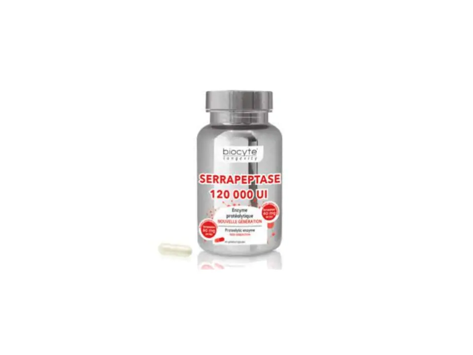 Serrapeptase Enzyme - 60 Cápsulas - Unidad A $1467 | Cuotas Sin Interés - Foto 3